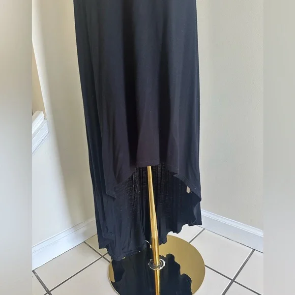 Black Cotton Long Sundress- Medium - Picture 2 of 6